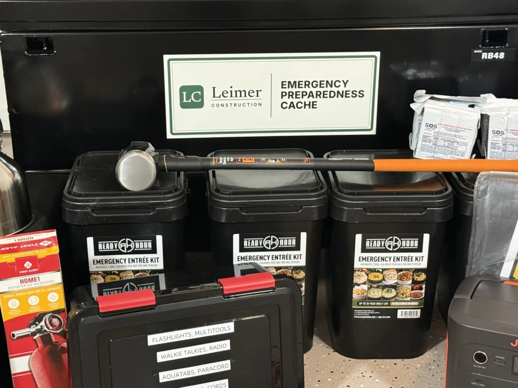 Emergency preparedness cache